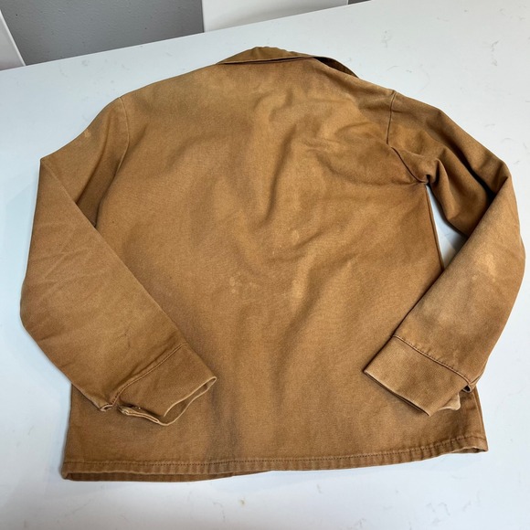 Pointer Brand LC King Brown Duck Canvas Chore Coat Made in USA Mens XS - Picture 2 of 16